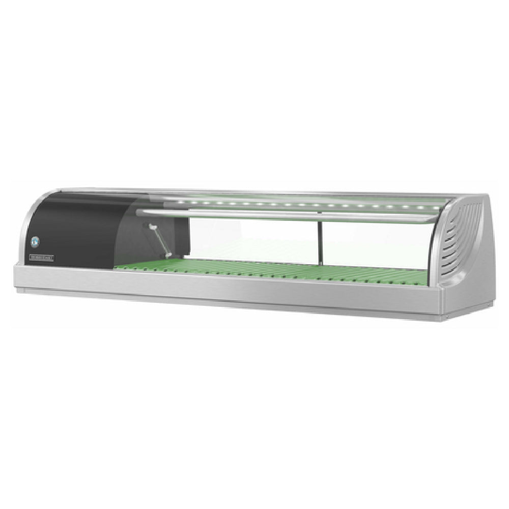 Hoshizaki HNC-120BA-L-SLH 47 Inch Refrigerated Sushi Display Case with Solid Food Mount Plates