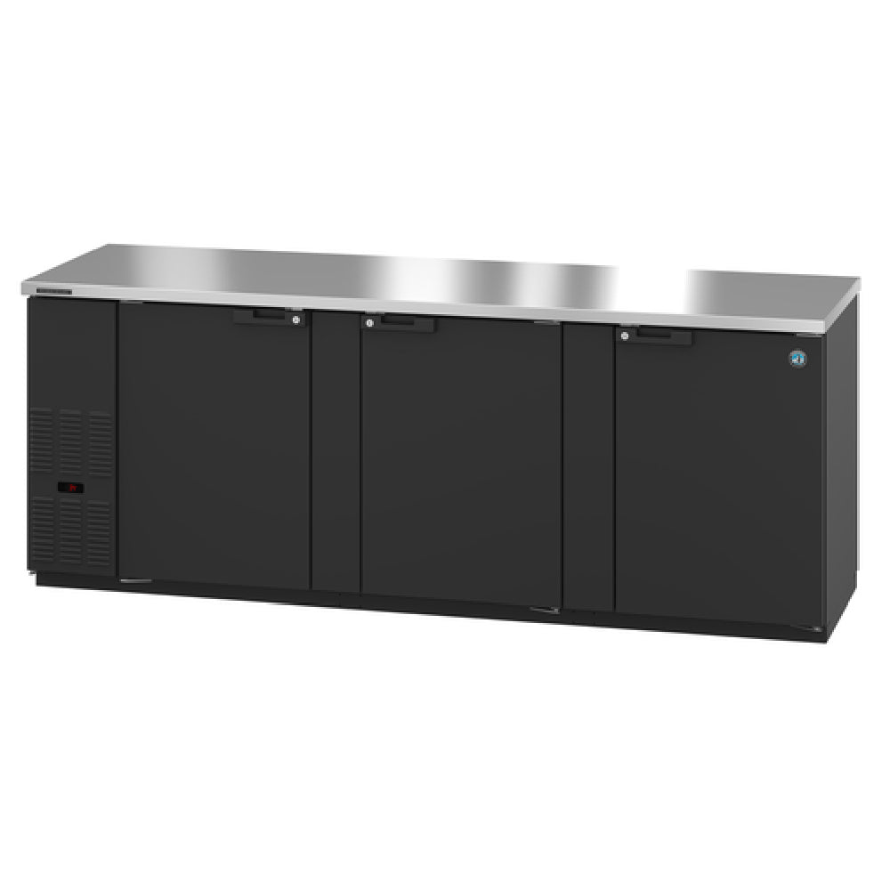 Hoshizaki BB95 95 Inch Refrigerated Back Bar Cooler Three Section Stainless Steel