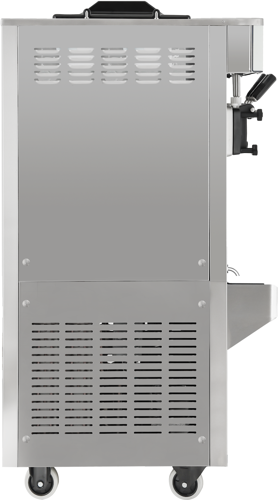 Spaceman 6378-C / 6378A-C High Output Floor Standing Twin Twist Soft Serve Machine, 2 Flavors
