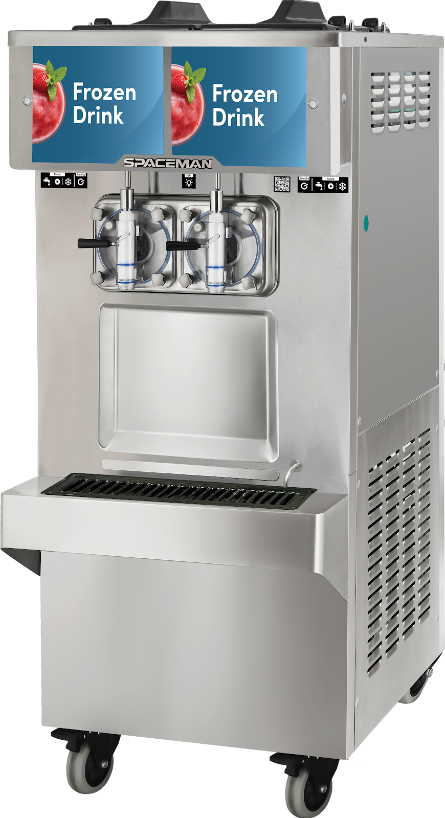 Spaceman 6795-CL Ultra High Output Floor Standing Frozen Drink Machine, 2 Flavors