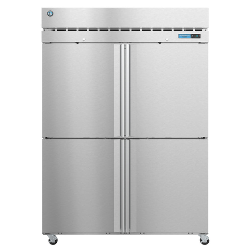 Hoshizaki F2A-HS 55 Inch Two-section 50.37 cu ft Freezer Stainless Steel with Casters