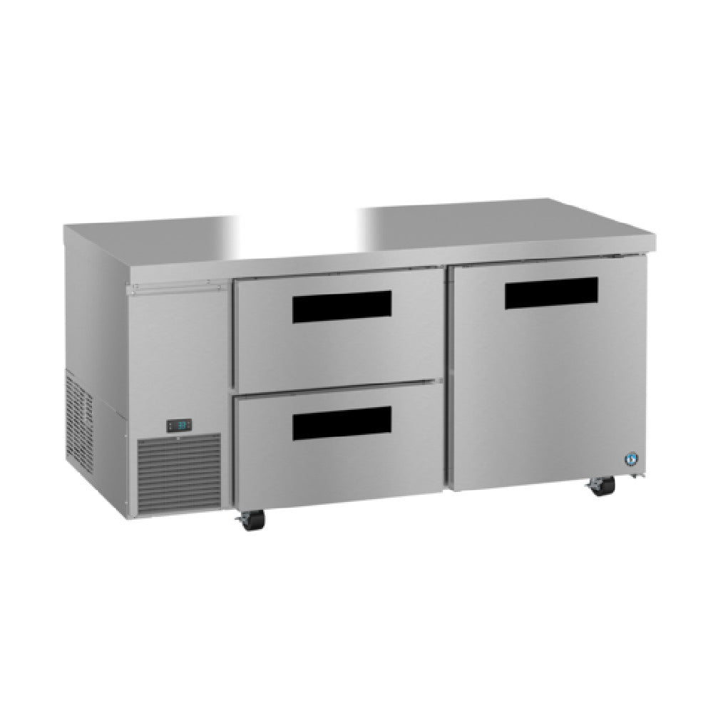 Hoshizaki ULR67B-D2 67 Inch Undercounter Refrigerator 19.97 cu ft Stainless Steel