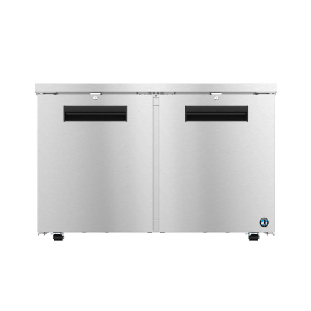 Hoshizaki UF48B-LP01 48 Inch 12 cu ft Undercounter Freezer Two-section Stainless Steel with Locks