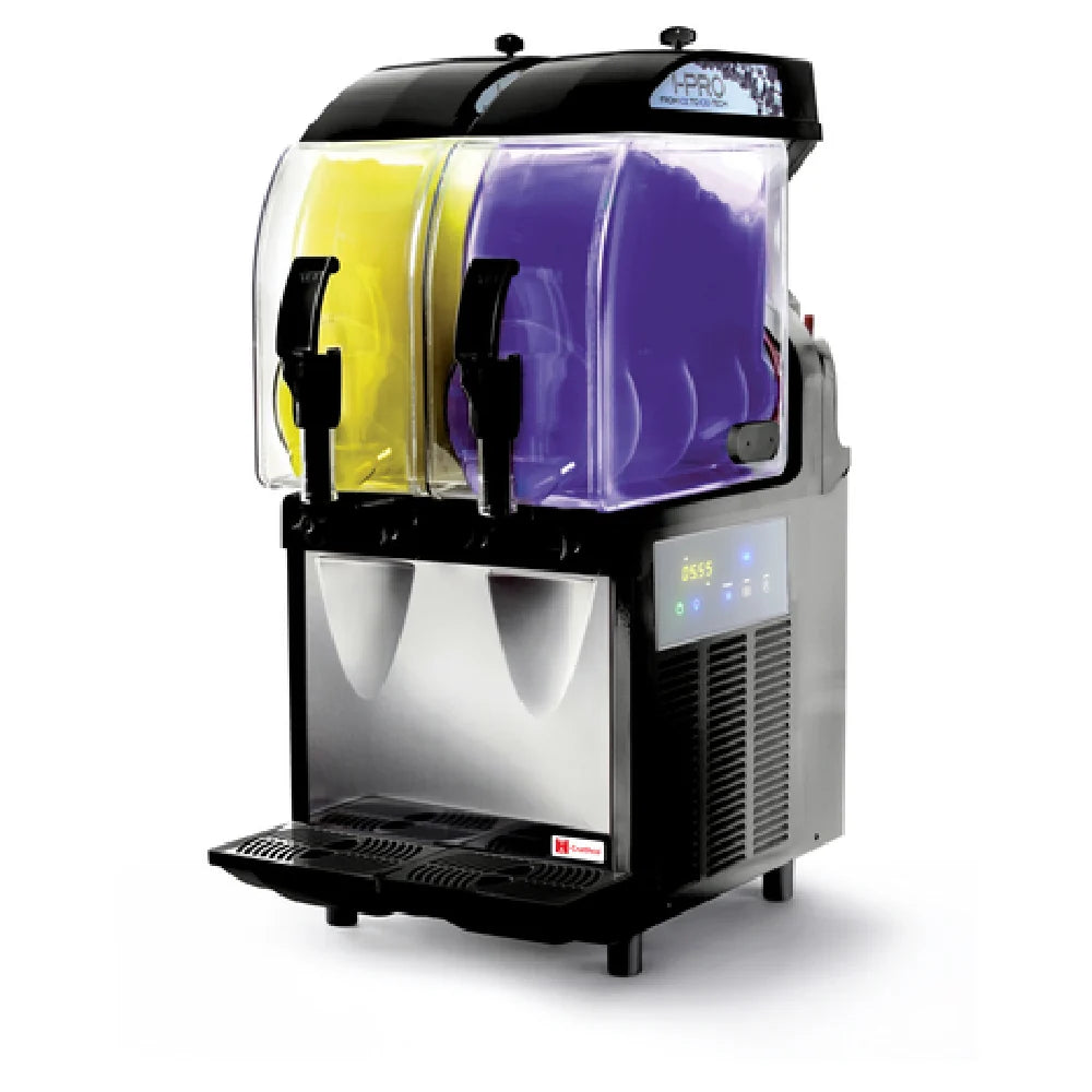 Crathco I-PRO 2E Frozen Granita Dispenser - (2) 2.9 Gallon Insulated Bowls, Electronic Control w/ Light Panel