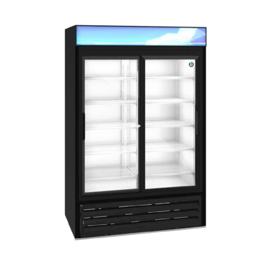 Hoshizaki RM-45-SD-HC-BLK 51 Inch 38.26 cu ft Refrigerated Merchandiser 2 Section Black