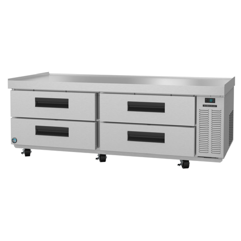 Hoshizaki CR72A 72 Inch Stainless Steel Refrigerated Equipment Stand with 4 Drawers
