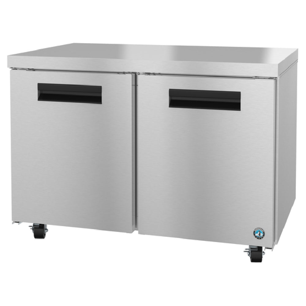 Hoshizaki UF48B-01 48 Inch Undercounter Freezer 13.66 cu ft Two Section Stainless Steel
