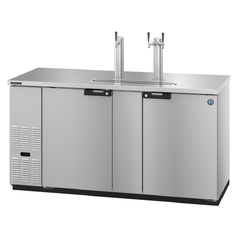 Hoshizaki DD69-S 69 Inch Draft Beer Cooler Direct Draw Two Section Stainless Steel