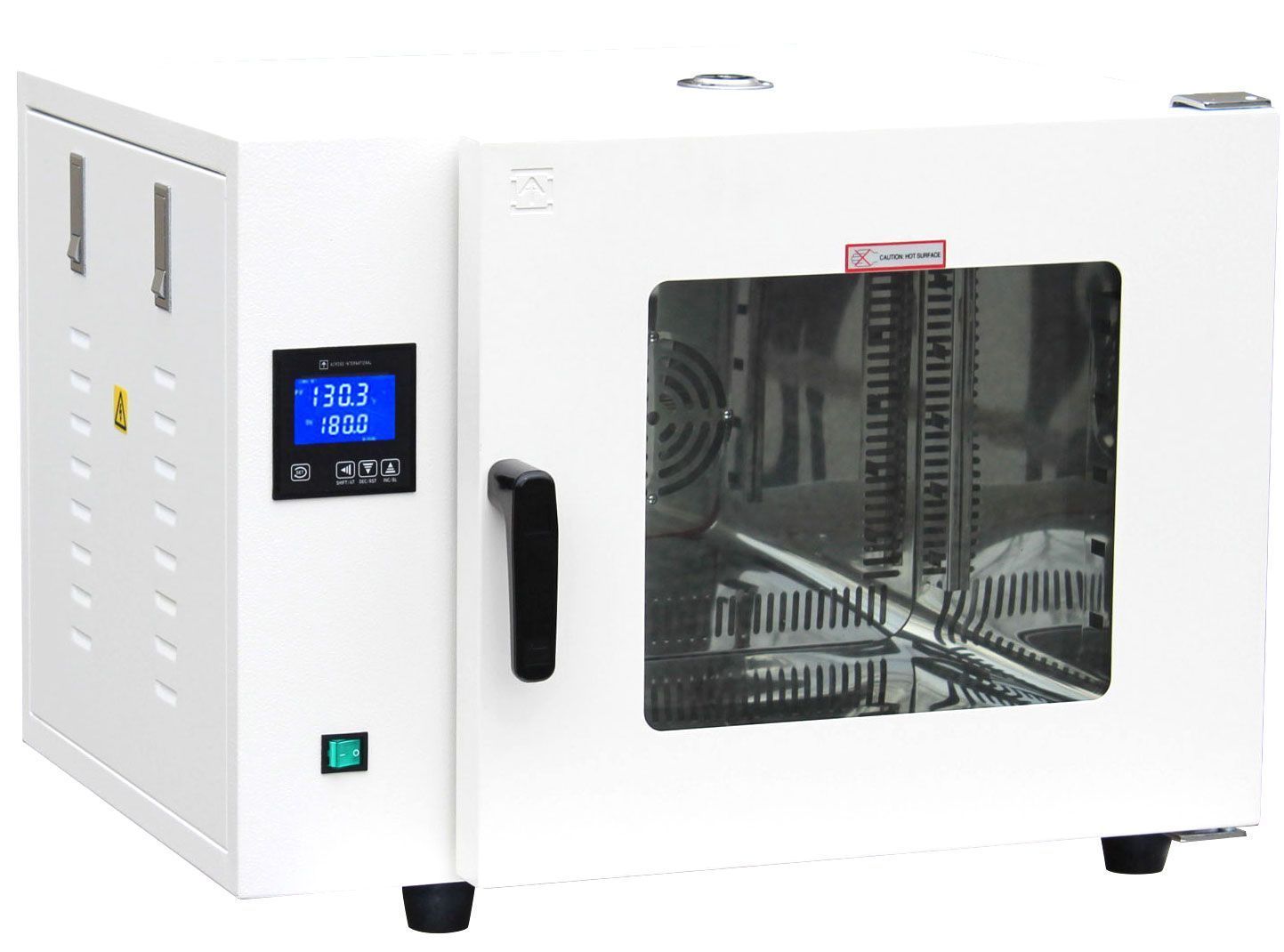 Across International FO19053-316L Ai 200°C 1.9 Cu Ft 5 Shelves Max Forced Air Drying Oven 110V with 316L SST Chamber
