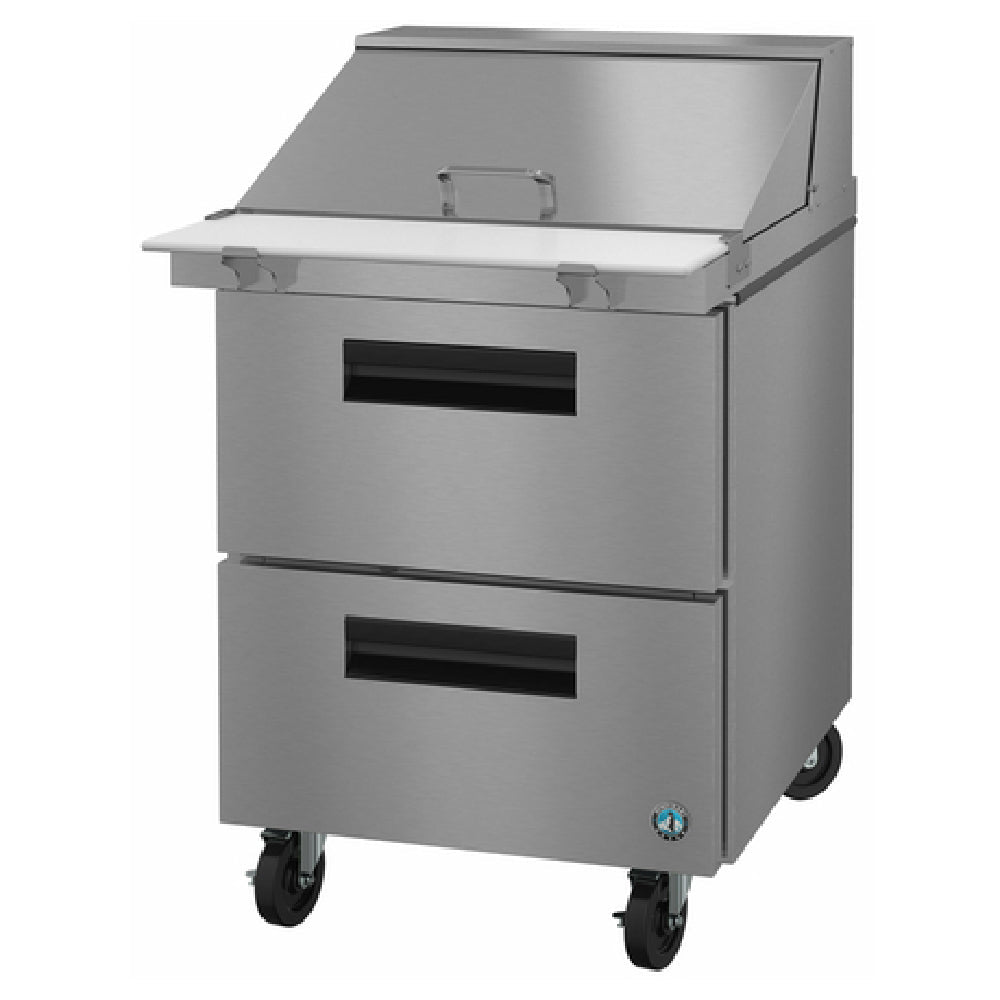 Hoshizaki SR27B-12MD2 27 Inch Mega Top Refrigerator 7.21 cu ft with 2 Drawers