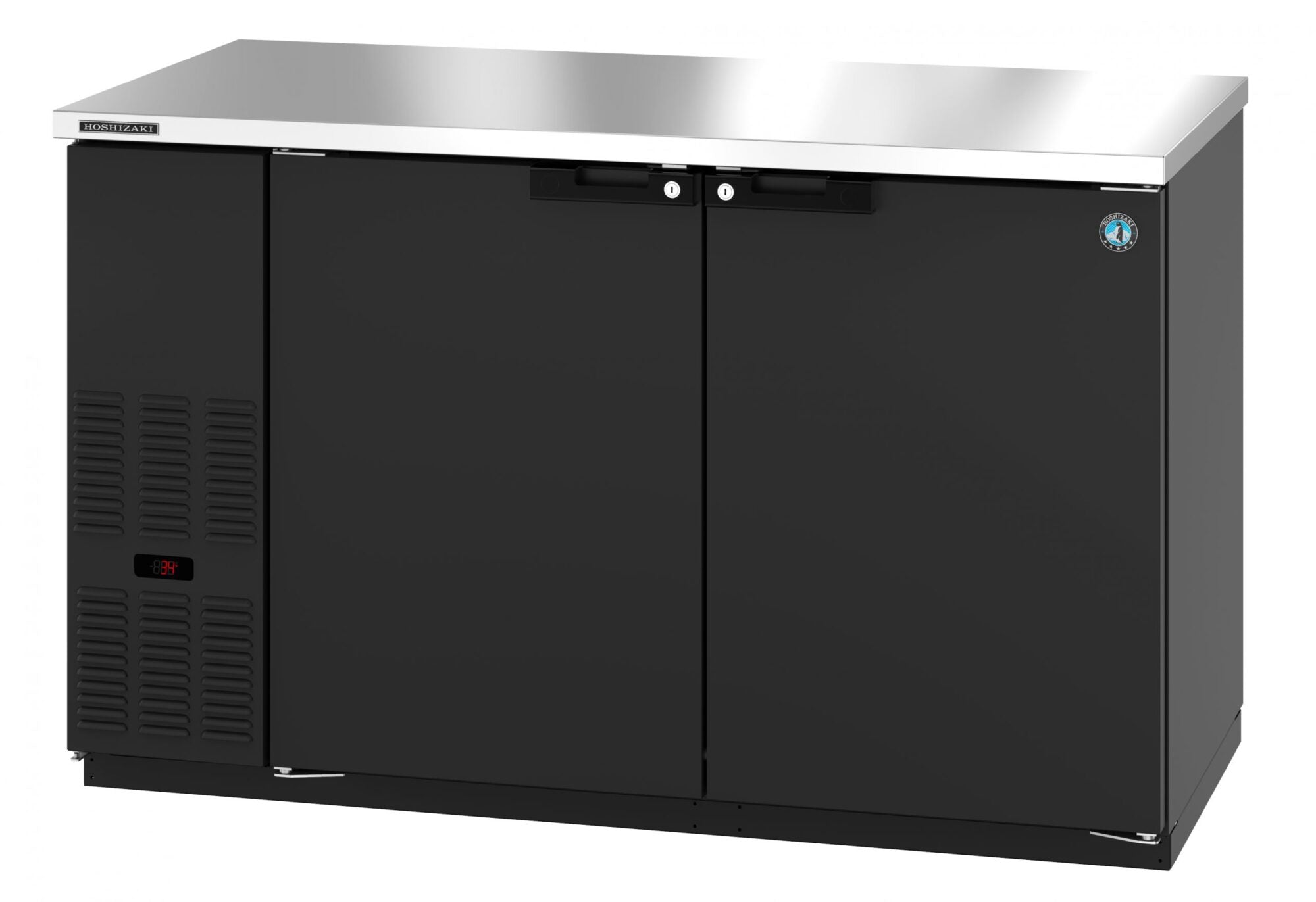 Hoshizaki BB59 59 Inch Refrigerated Back Bar Cooler Reach-In Two-Section