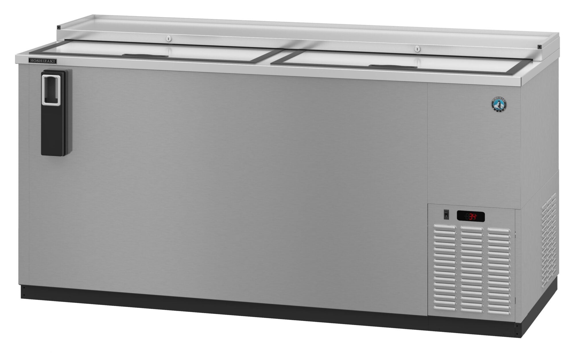 Hoshizaki CC65-S 65 Inch Stainless Steel Refrigerated Bottle Cooler 19.6 cu ft