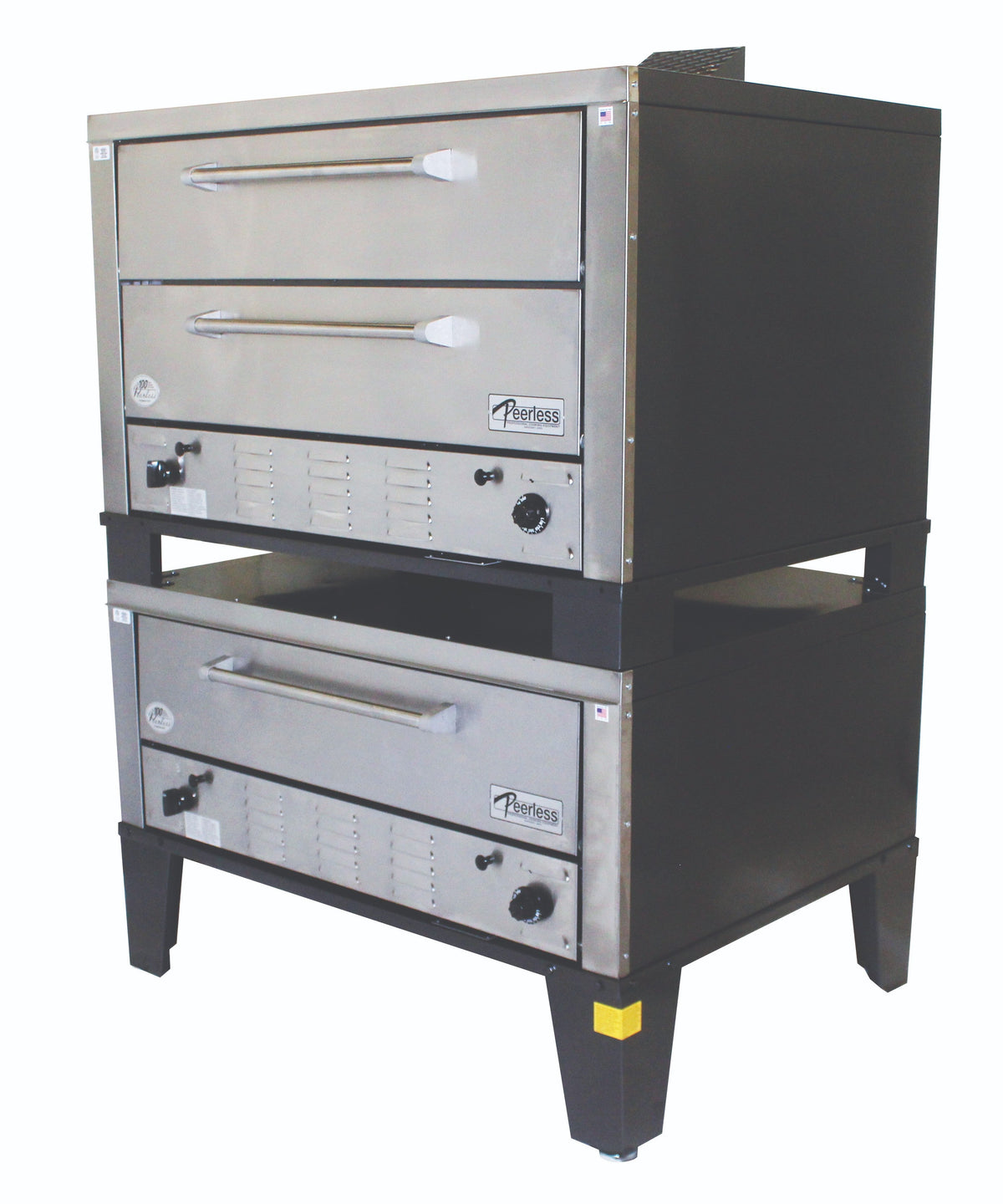 Peerless CW41/61P Combination Gas Pizza Oven, Single Deck and Twin Deck