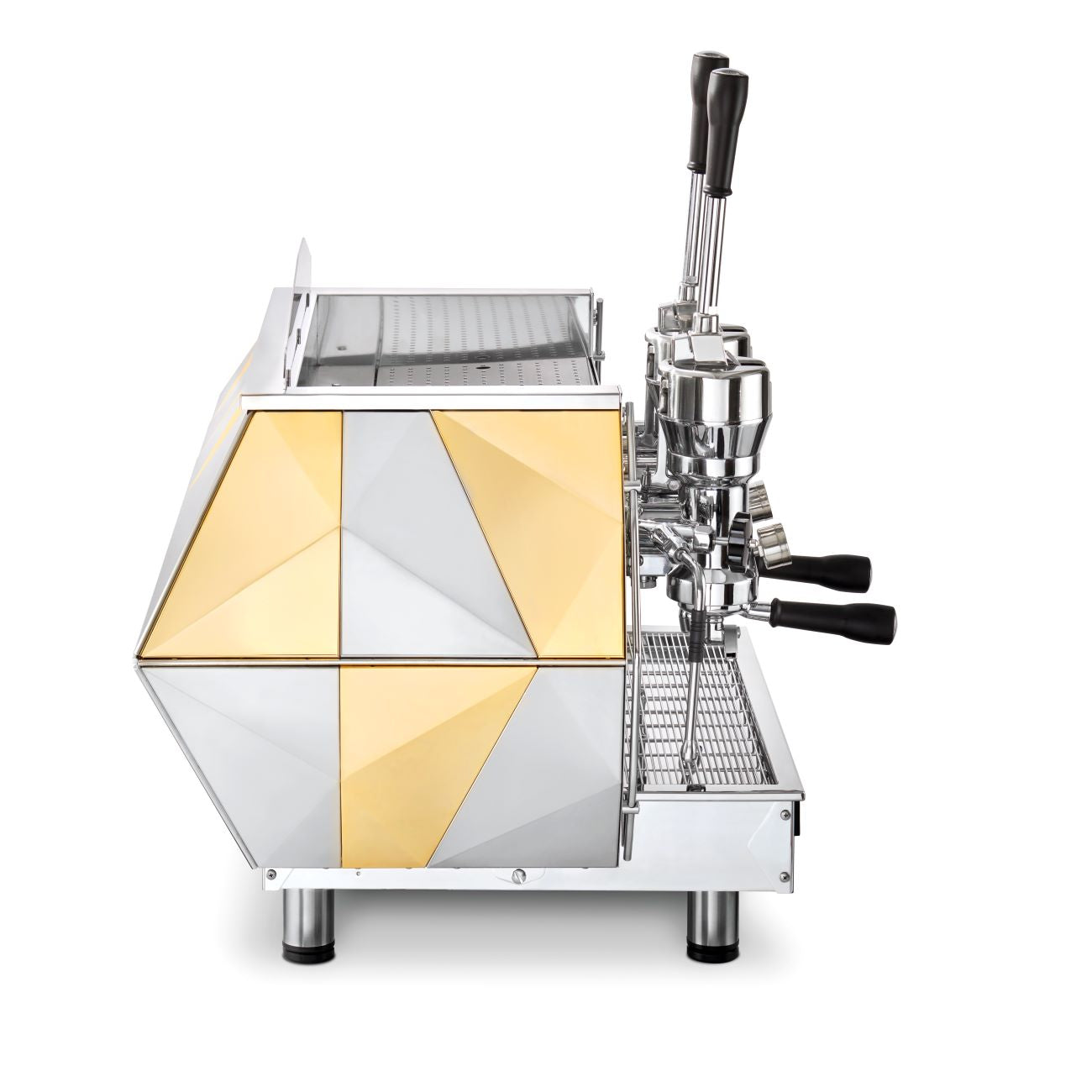 La Pavoni Diamante Espresso 2 Group Lever in Gold