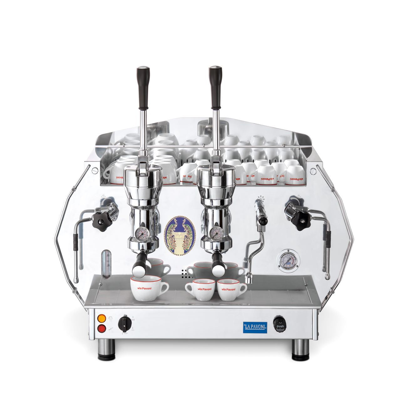 La Pavoni Diamante Espresso 2 Group Lever in Gold