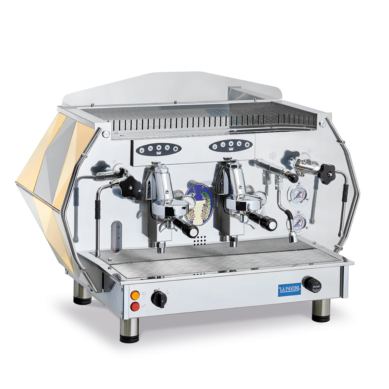 La Pavoni Diamante Espresso 2 Group Volumetric Gold