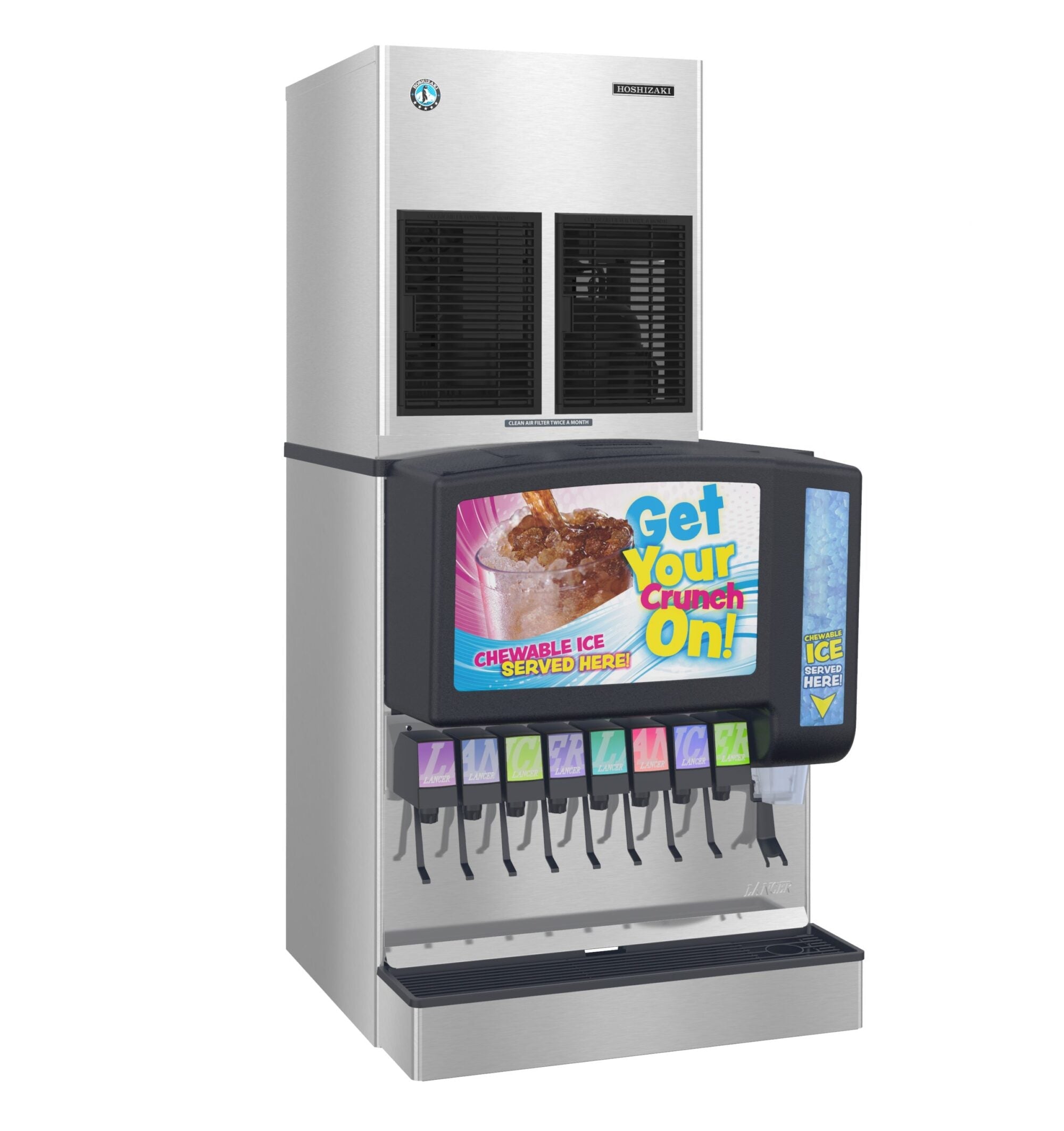 Hoshizaki FD-650MWJ-C Water-Cooled Ice Maker Cubelet-Style with Antimicrobial