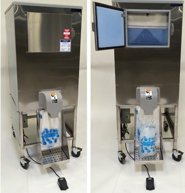 Hoshizaki HCD-500B 30 Inch Ice Bagging System 647 Lb Storage Stainless Steel
