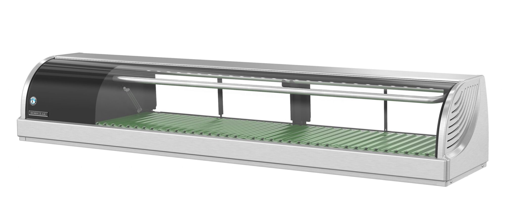 Hoshizaki HNC-150BA-L-SLH 59 Inch Refrigerated Sushi Display Case with LED Lighting Stainless Steel