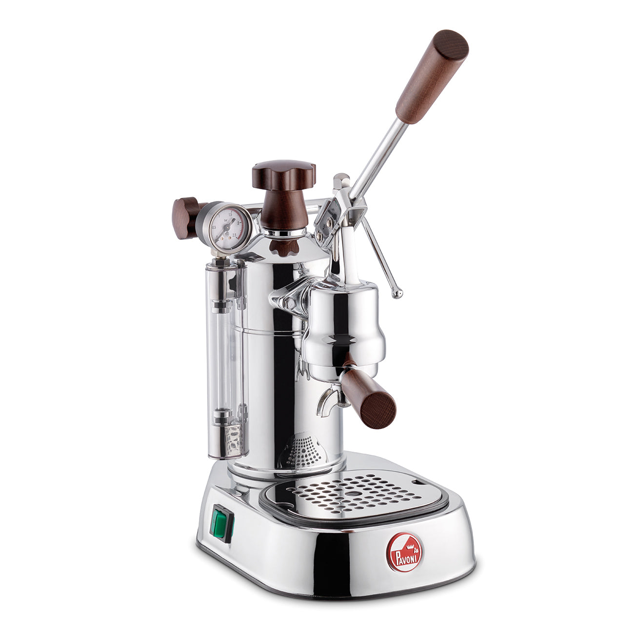 La Pavoni Professional - Chrome with Wood PCW-16
