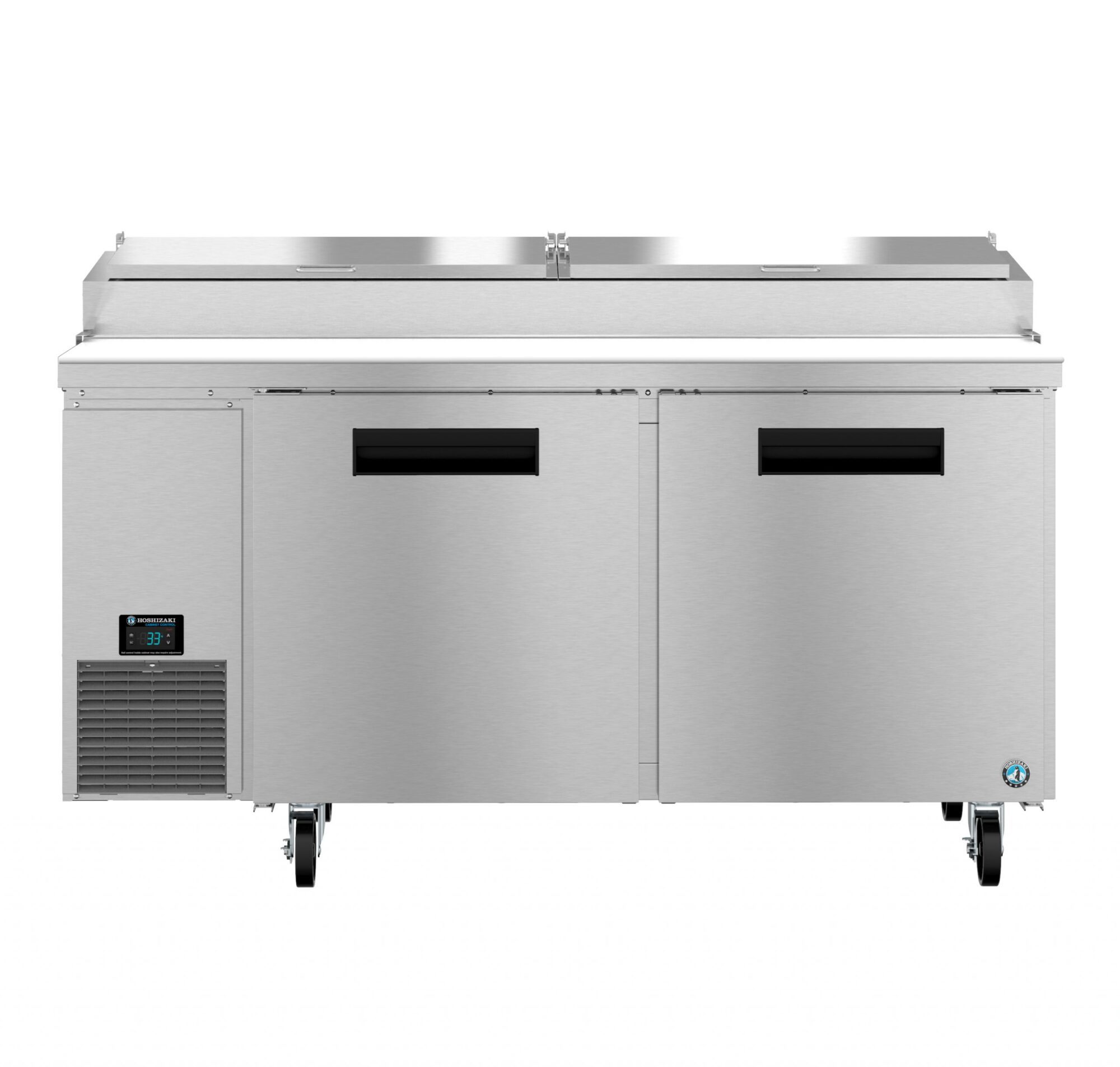 Hoshizaki PR67B 67 Inch Two Section Refrigerated Counter with Cutting Board