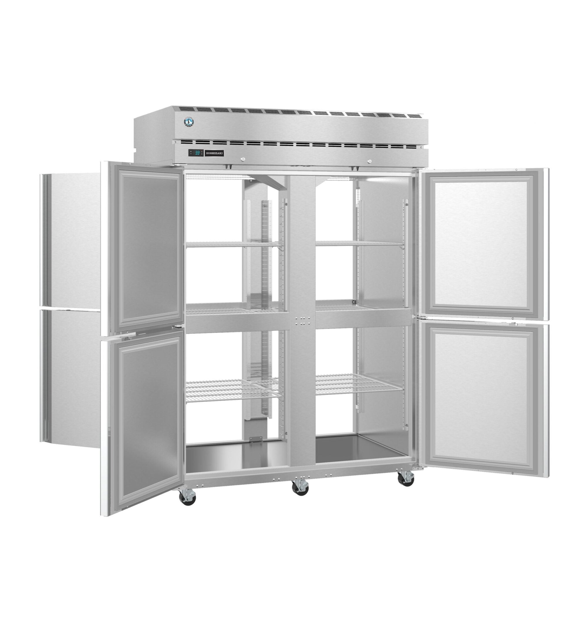 Hoshizaki PT2A-HS-HS 55 Inch Pass-thru Refrigerator Two-section 52.5 cu ft