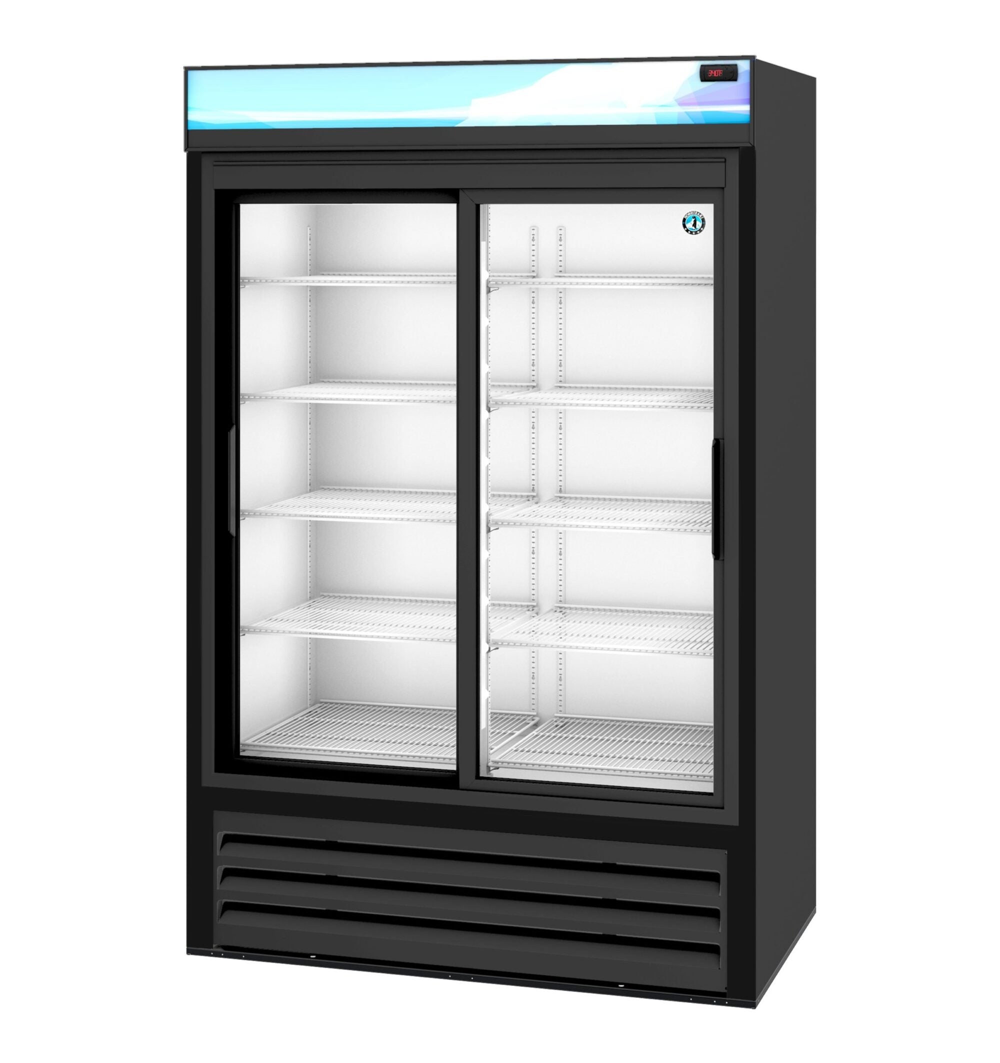 Hoshizaki RM-45-SD-HC-BLK 51 Inch 38.26 cu ft Refrigerated Merchandiser 2 Section Black