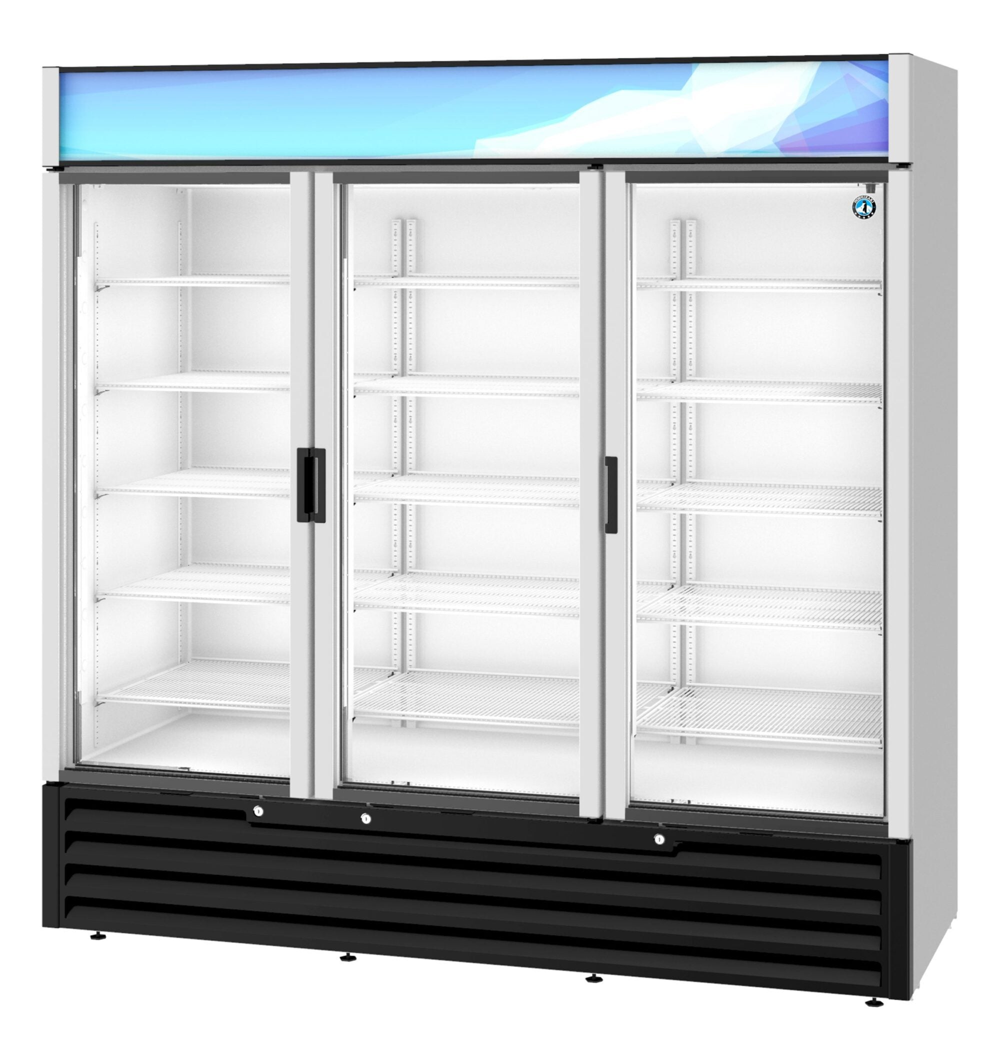 Hoshizaki RM-65-HC 78 Inch Refrigerated Merchandiser 56.04 cu ft Three Section