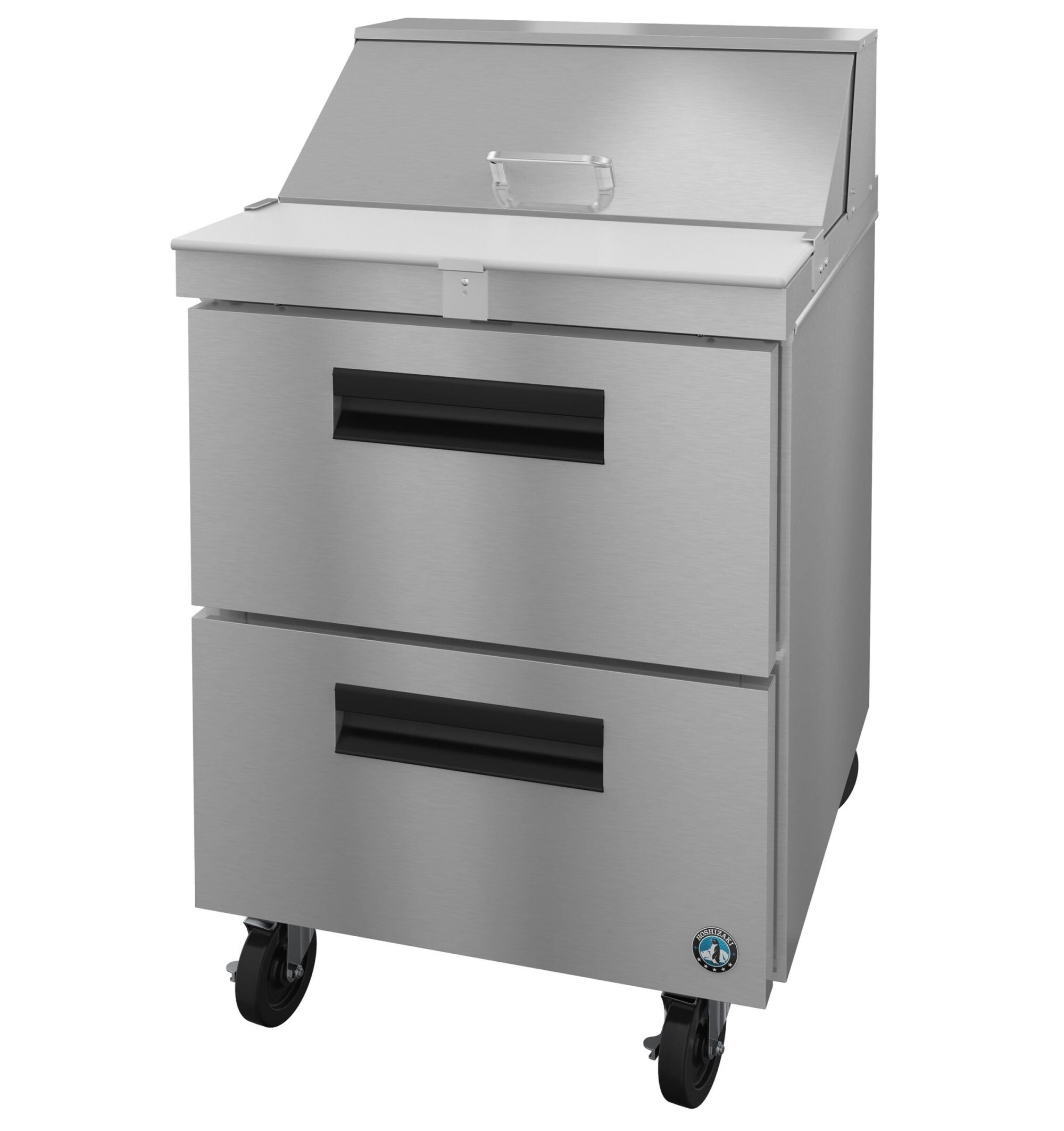 Hoshizaki SR27B-8D2 27 Inch Refrigerated Counter Sandwich Top Two Drawers