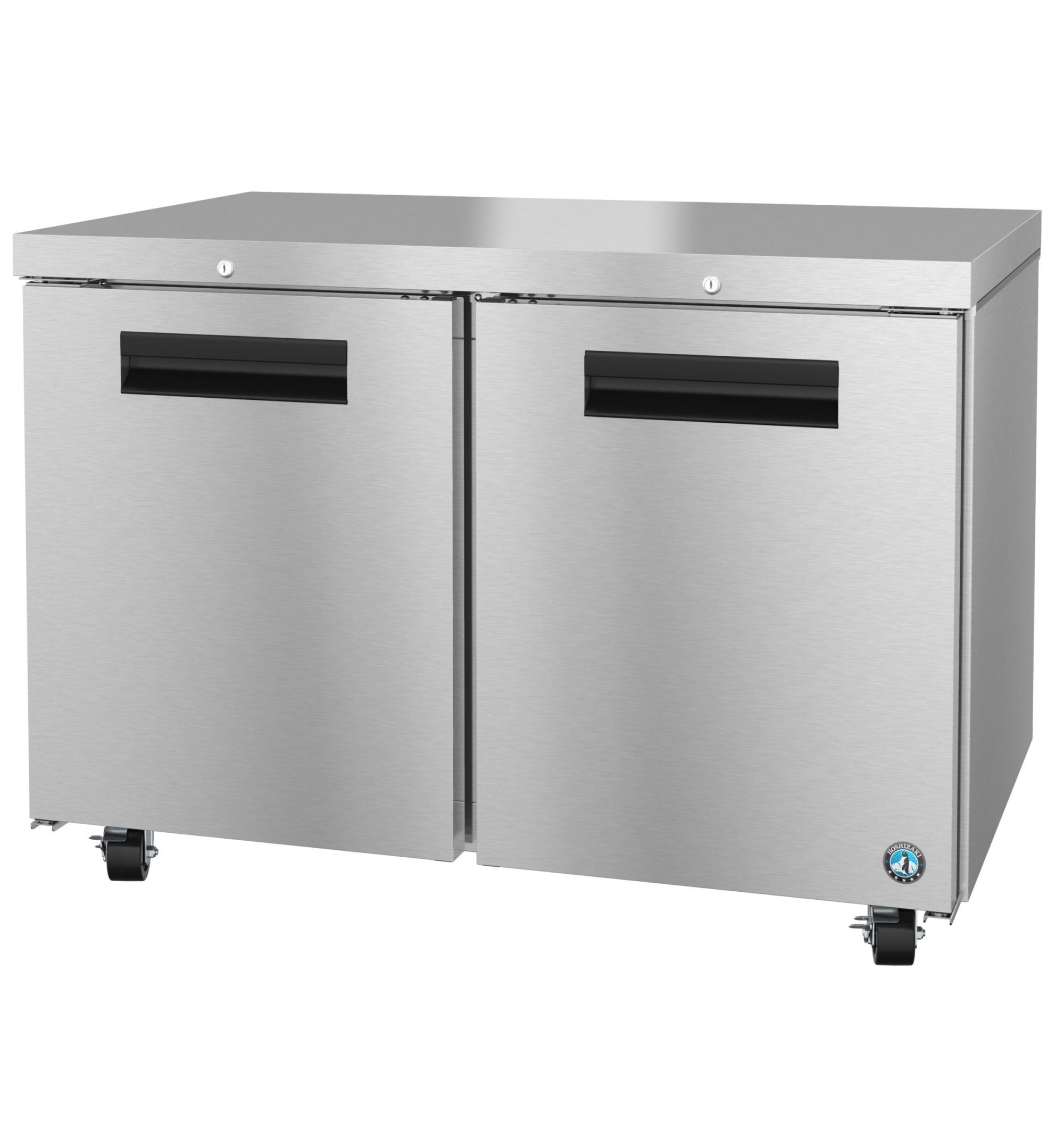 Hoshizaki UF48B-01 48 Inch Undercounter Freezer 13.66 cu ft Two Section Stainless Steel