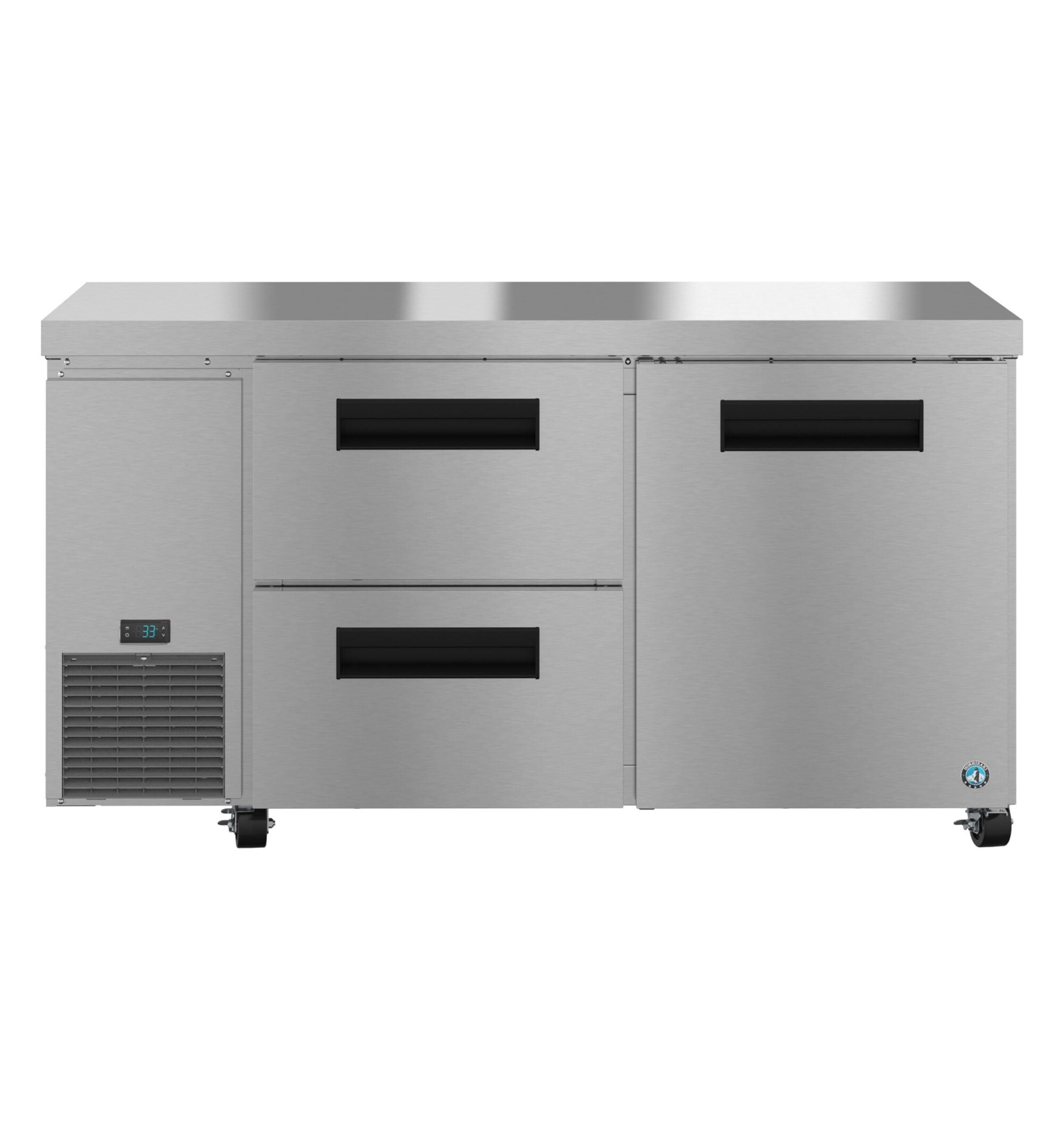 Hoshizaki ULR60B-D2 60 Inch Stainless Steel Undercounter Refrigerator 17.22 cu ft