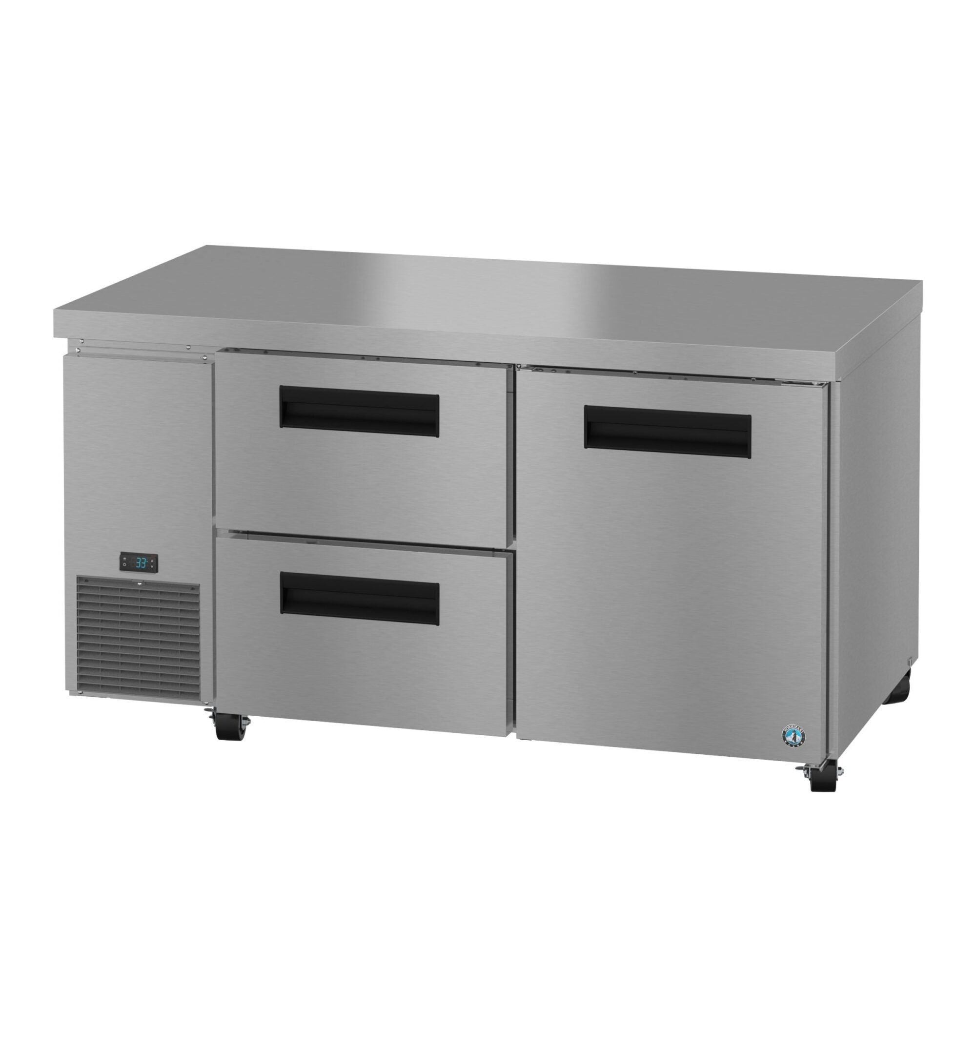 Hoshizaki ULR60B-D2 60 Inch Stainless Steel Undercounter Refrigerator 17.22 cu ft