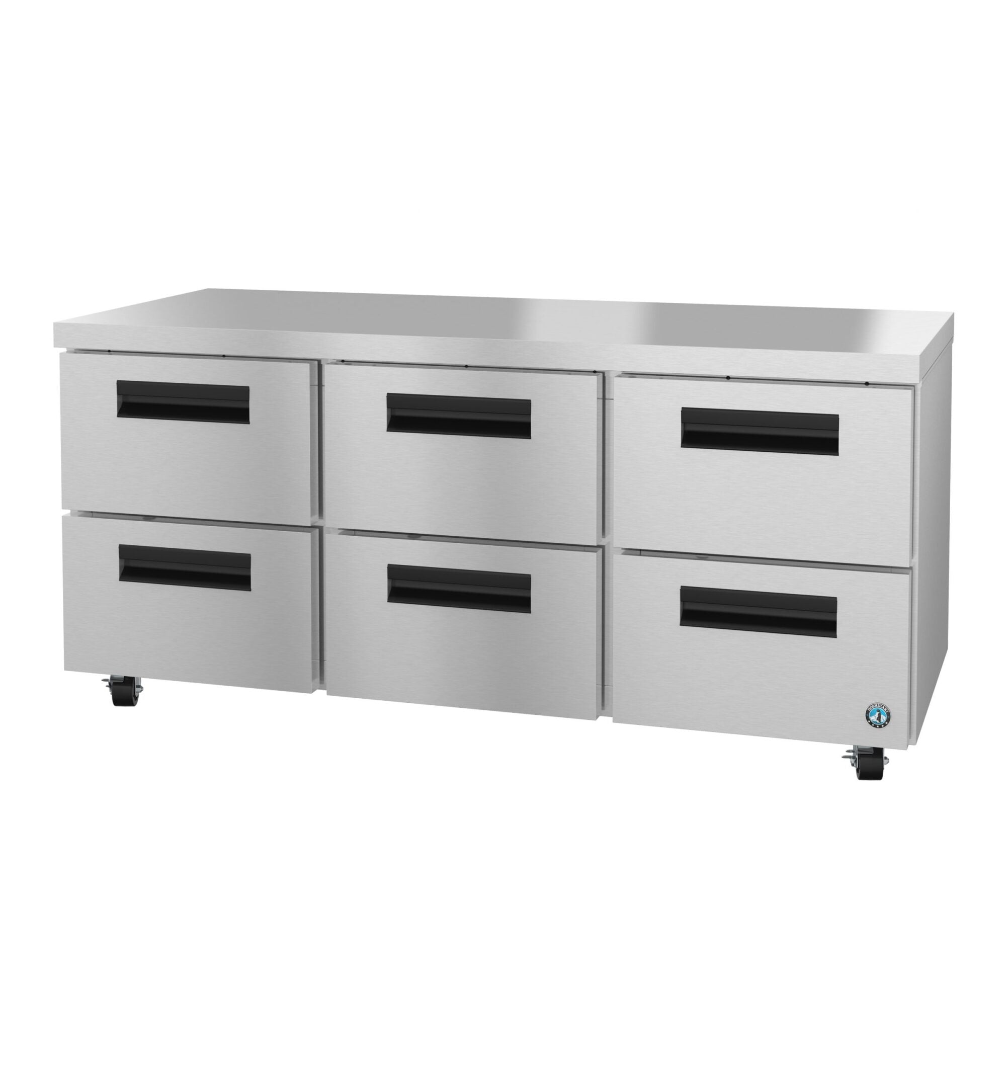 Hoshizaki UR72B-D6 72 Inch Three-section Undercounter Refrigerator with 18 cu ft Storage