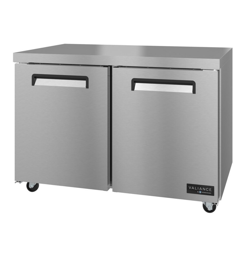 Hoshizaki VUR48A 27 Inch Undercounter Refrigerator Two-section 12.09 cu ft Stainless Steel