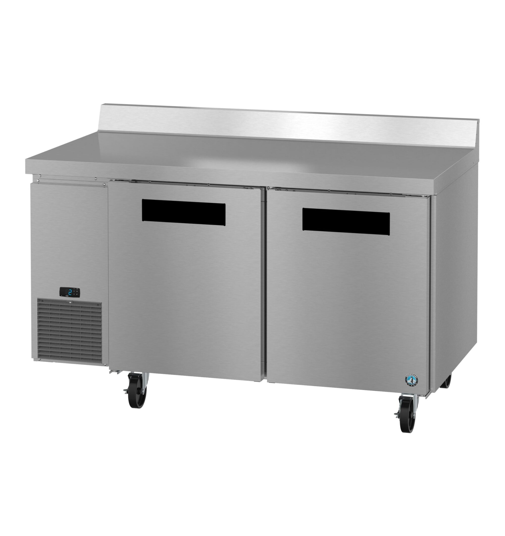 Hoshizaki WLF60B 60 Inch Self-Contained Worktop Freezer Two Section 17.22 cu ft Stainless Steel