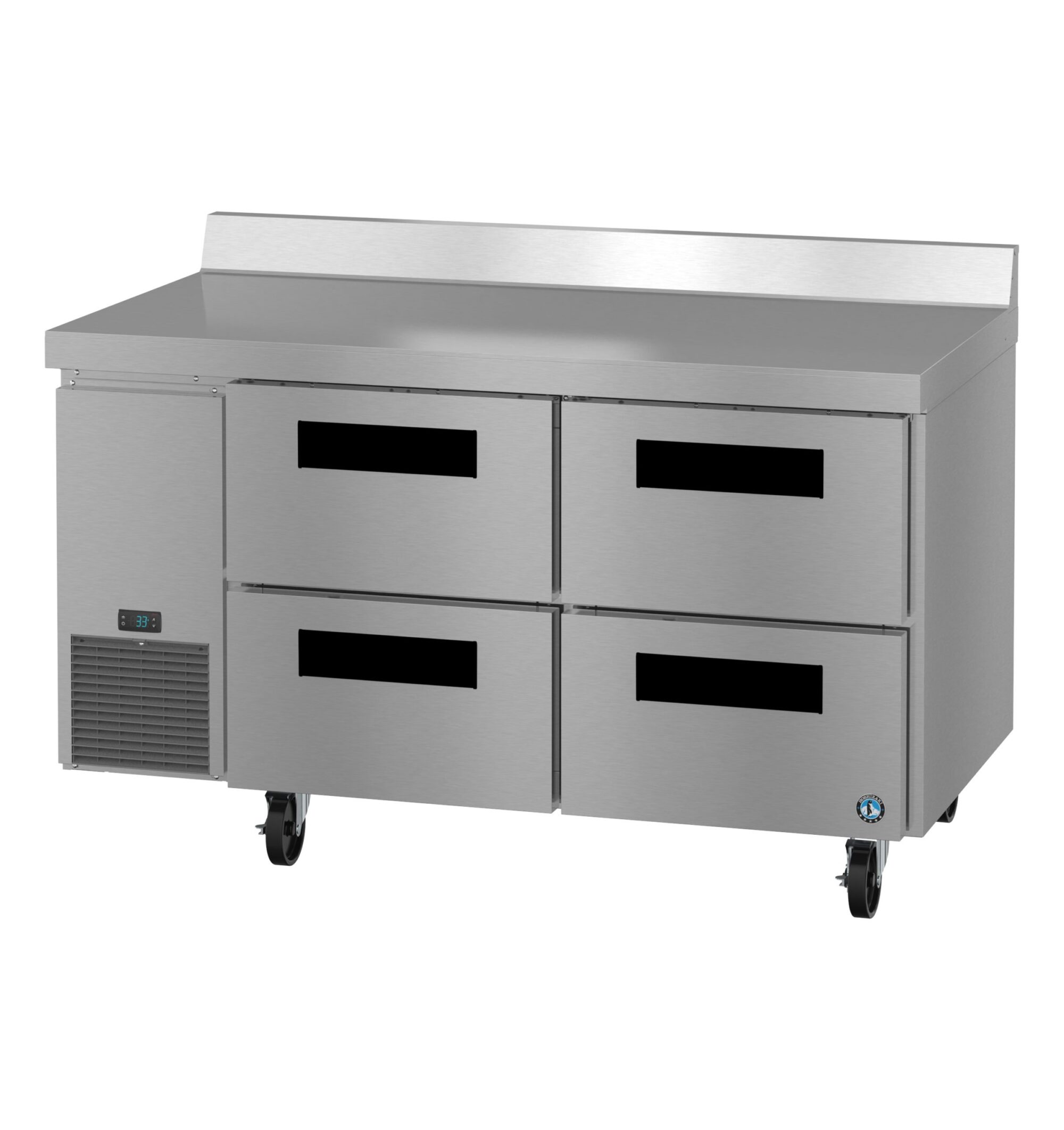 Hoshizaki WLR60B-D4 60 Inch Stainless Steel Worktop Refrigerator Reach-in 17.22 cu ft