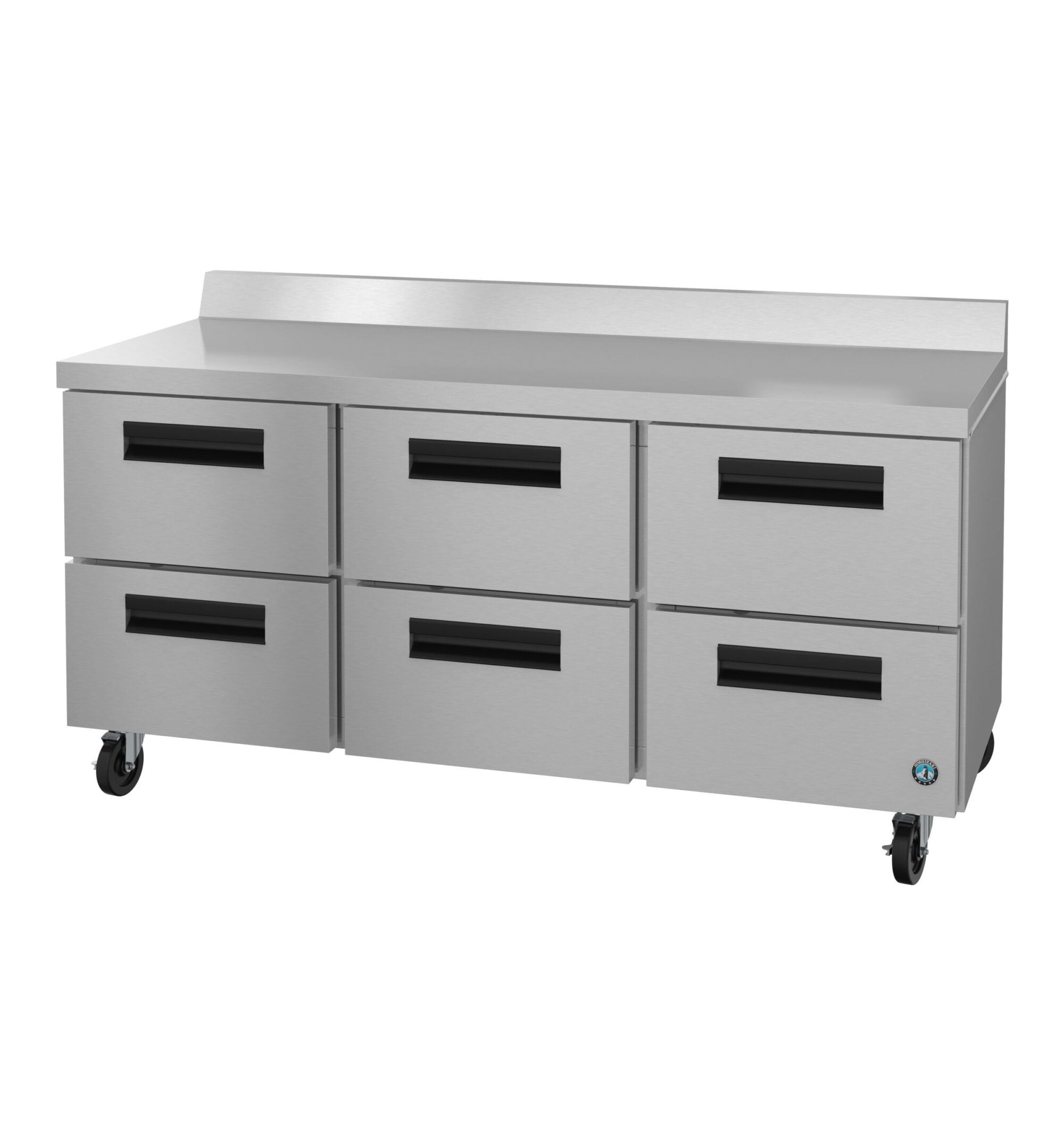 Hoshizaki WR72B-D6 72 Inch Worktop Refrigerator Three Section 18.27 cu ft