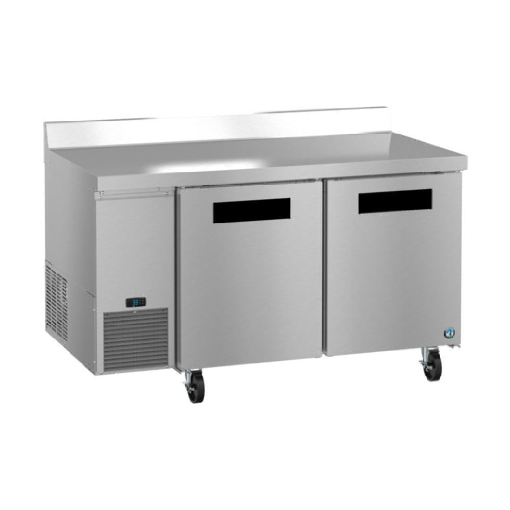 Hoshizaki WLF60B 60 Inch Self-Contained Worktop Freezer Two Section 17.22 cu ft Stainless Steel