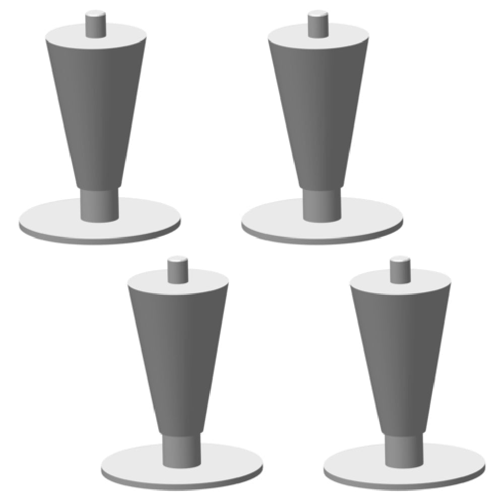 Hoshizaki LP-6 FLANGE LEG Flange Leg Package 4 Packs Stainless Steel