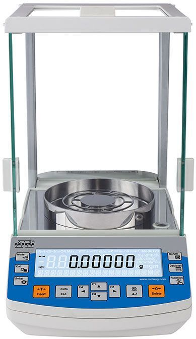 Across International AS 120.R2 PLUS Radwag 120g Capacity 0.01mg Readability ø3.5" Analytical Balance
