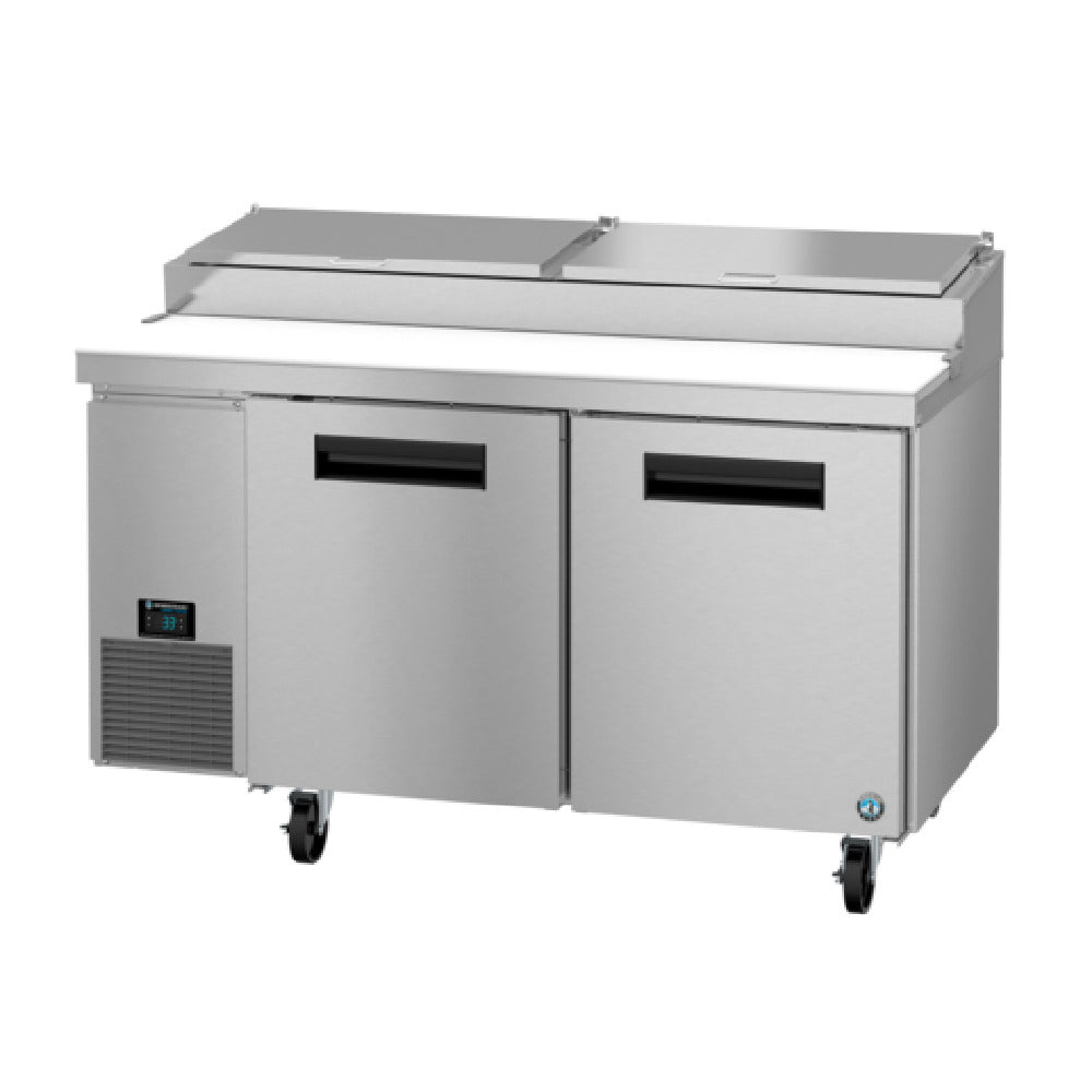 Hoshizaki PR60B 60 Inch Stainless Steel Pizza Prep Table with 16.63 cu Ft Capacity