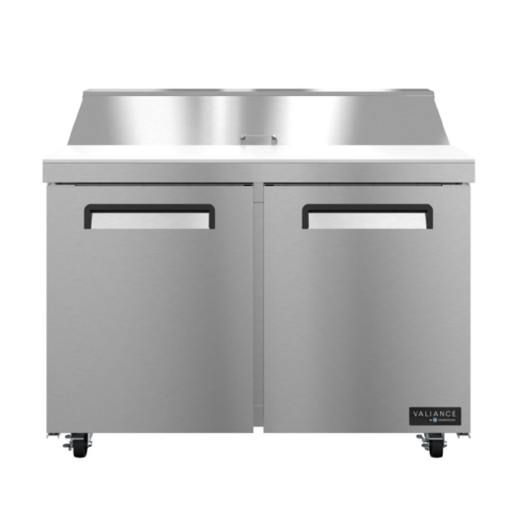 Hoshizaki VSR48A-12 48 Inch Sandwich Prep Refrigerator 12.09 cu ft with auto defrost
