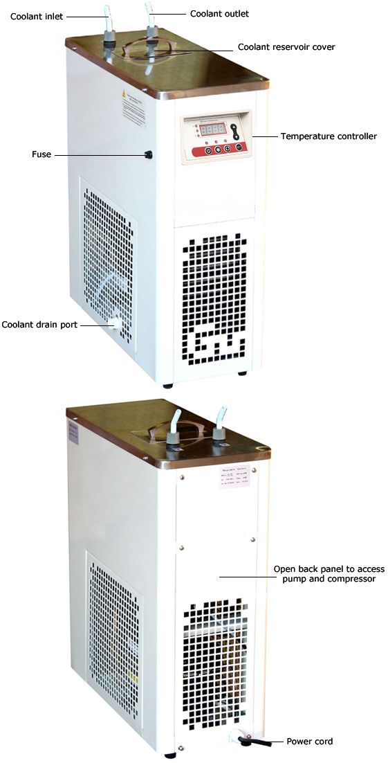 Across International C15-3-2L.110 Ai -15°C 3L Compact Recirculating Chiller with Centrifugal Pump