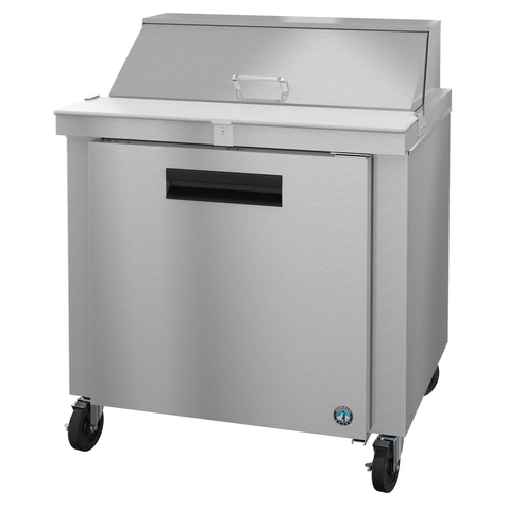 Hoshizaki SR36B-10 36 Inch Stainless Steel Sandwich Top Refrigerator 9.9 cu ft