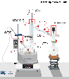 Across International Clear2v Ai 2 Liter Short Path Distillation Kit with Valved Adapter