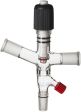 Across International Clear2v Ai 2 Liter Short Path Distillation Kit with Valved Adapter