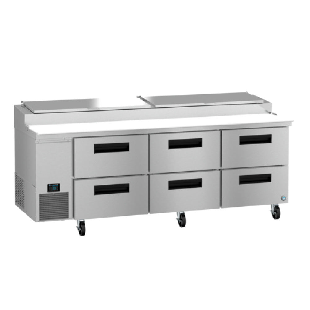 Hoshizaki PR93B-D6 29 Cu Ft Refrigerated Pizza Prep Table with Drawers