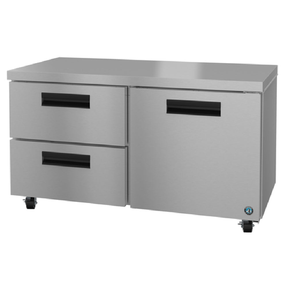 Hoshizaki UR60B-D2 60 Inch Stainless Steel Undercounter Refrigerator 17.55 cu ft