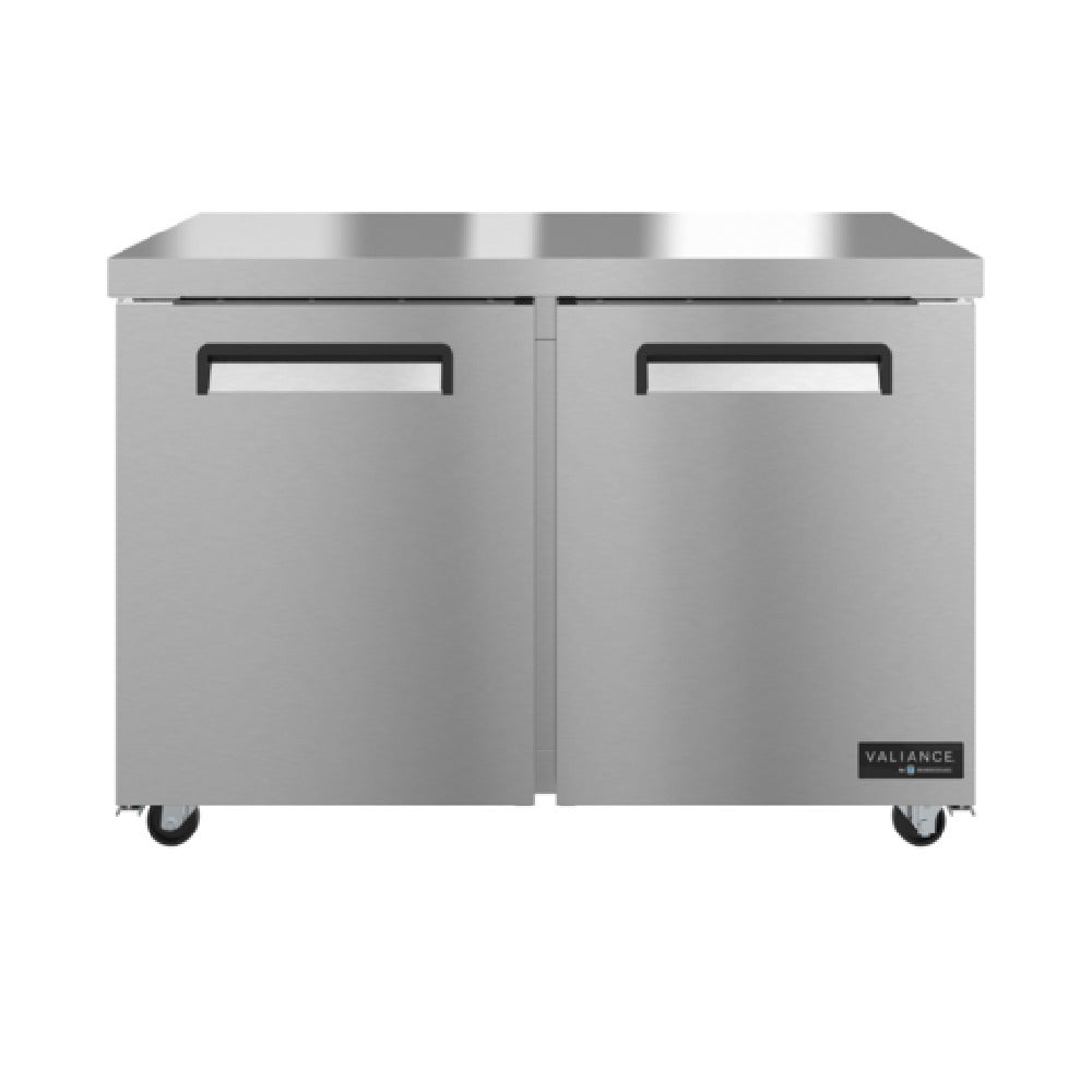 Hoshizaki VUR48A 27 Inch Undercounter Refrigerator Two-section 12.09 cu ft Stainless Steel