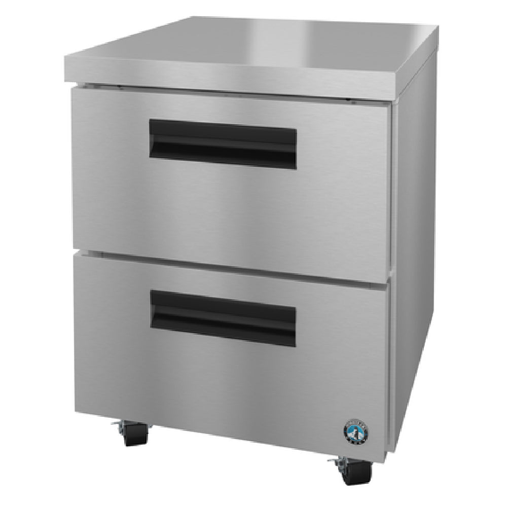 Hoshizaki UF27B-D2 27 Inch Undercounter Freezer 7.2 Cu Ft Stainless Steel Drawers